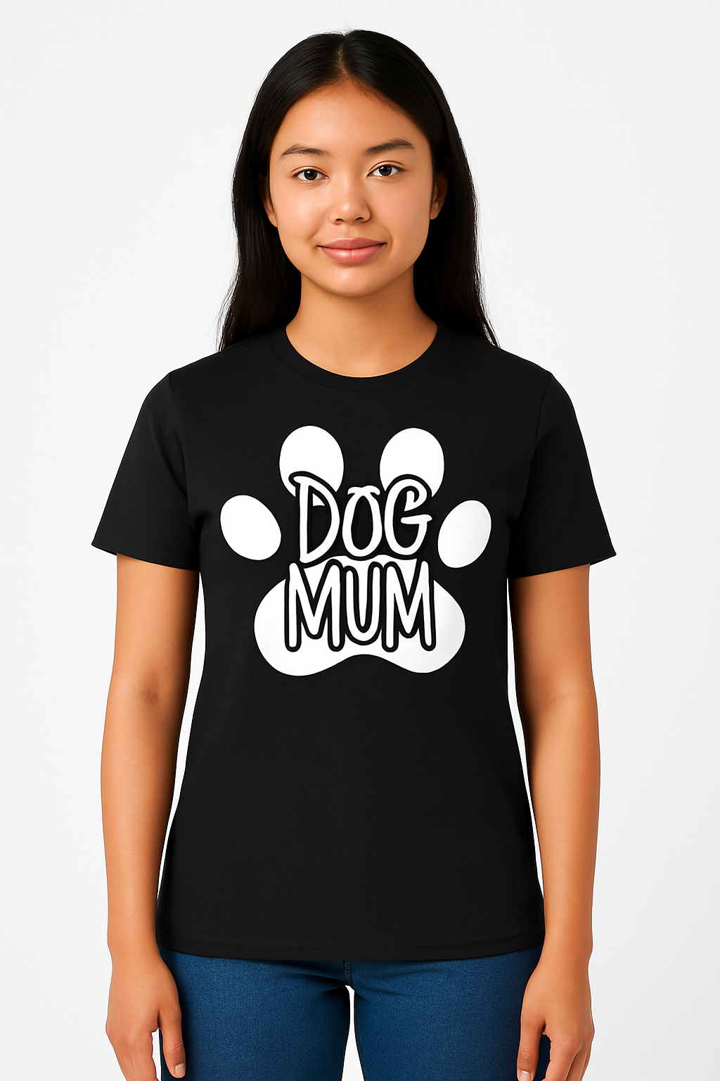 Dog Mum T-Shirt - Differences Not Disabilities