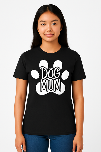 Dog Mum T-Shirt - Differences Not Disabilities