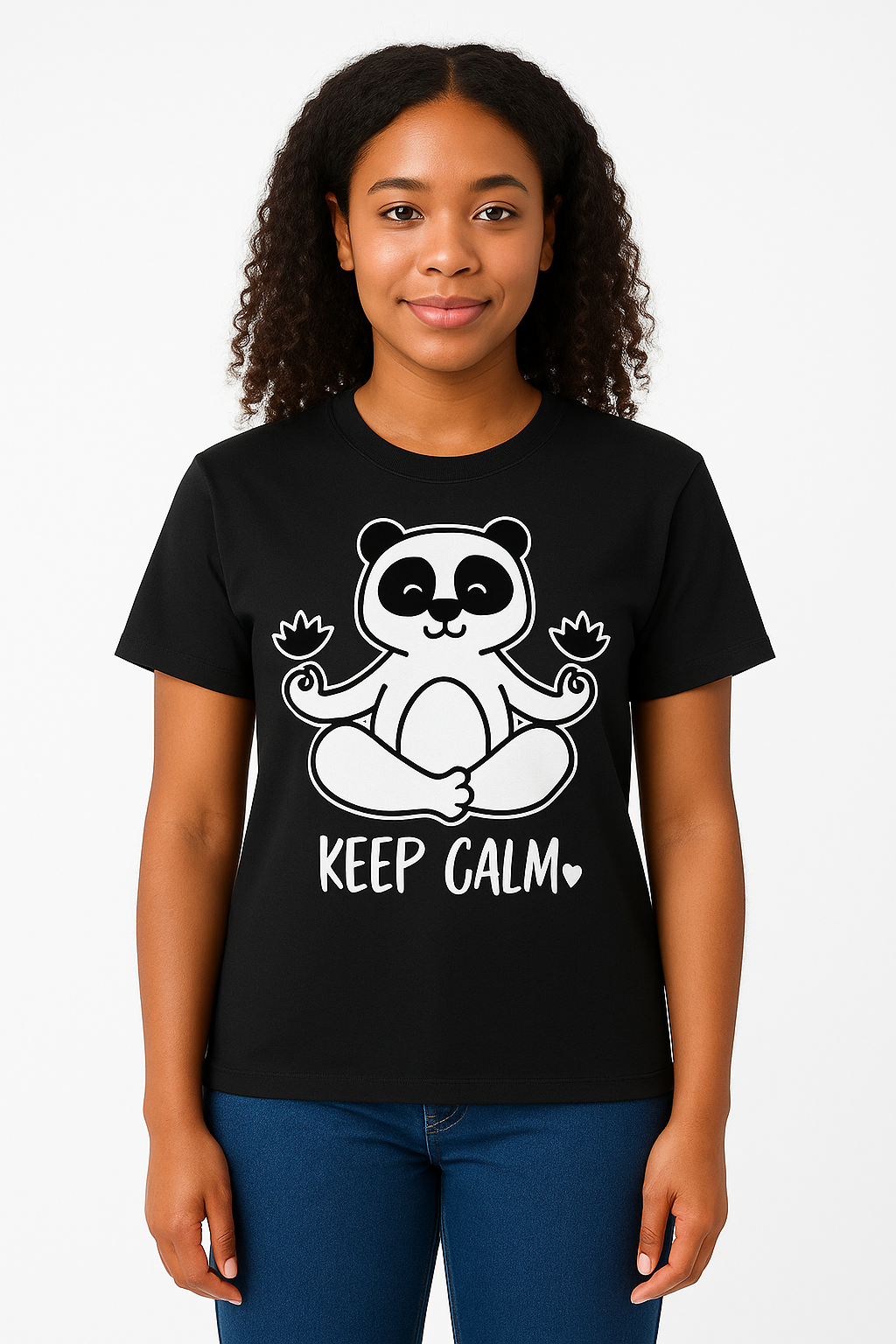 Keep Calm Chill Panda T-shirt - Differences Not Disabilities