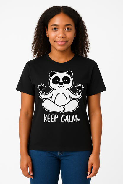 Keep Calm Chill Panda T-shirt - Differences Not Disabilities