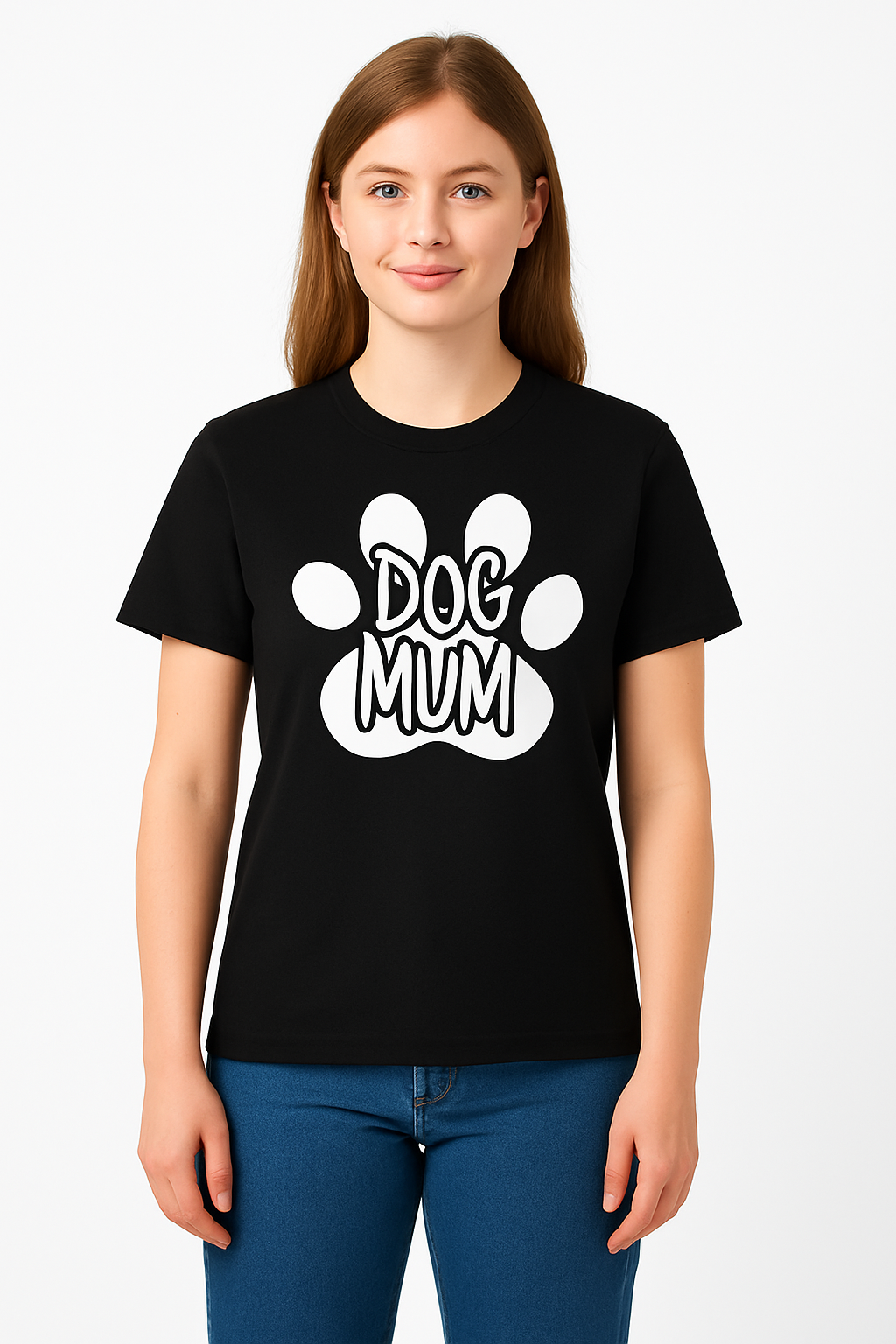 Dog Mum T-Shirt - Differences Not Disabilities